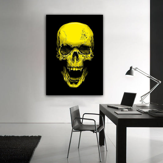 skull canvas painting, human skull canvas printing, halloween home decor, halloween canvas painting, skull home decor, skull art