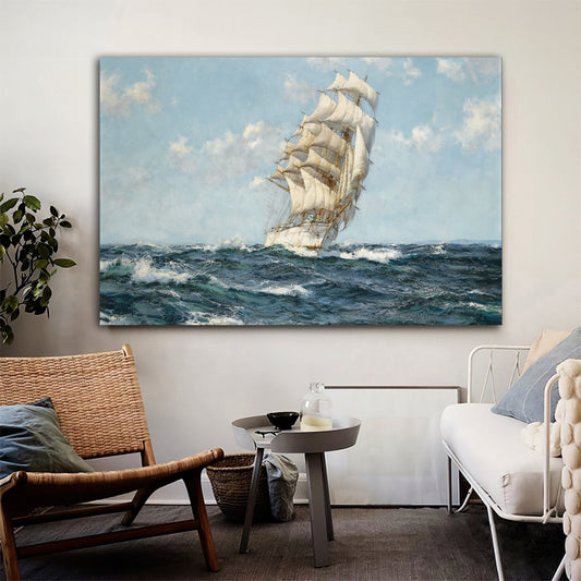 ship canvas painting, pirate ship painting, sailing painting, boating ship painting, rowing boat painting, ships canvas painting, Modern Art