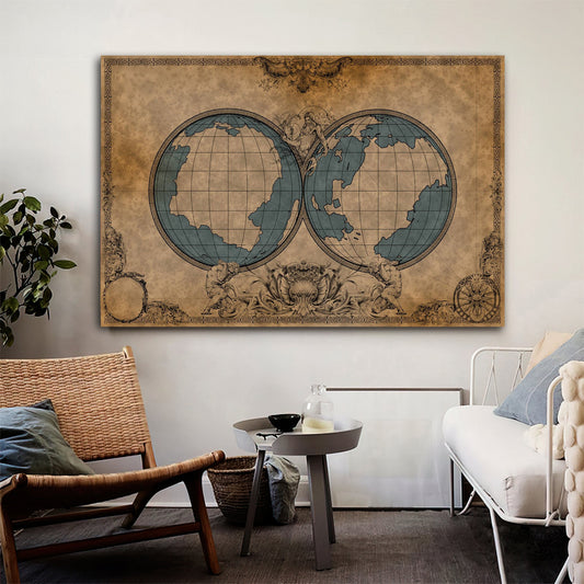 world map canvas painting, map wall decor, countries map canvas painting, artistic world map canvas painting