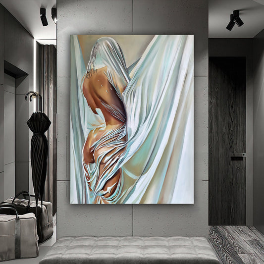 sexy woman canvas painting, nude woman wall art,erotic woman canvas painting, painting for bedroom, woman canvas painting Art Investment