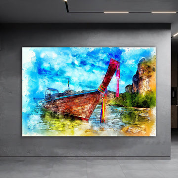 ship canvas painting, pirate ship painting, sailing painting, boating ship painting, rowing boat painting, ships canvas painting, print