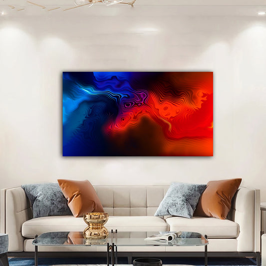 colorful abstract canvas painting, abstract wall decor, marble abstract canvas painting Modern Art