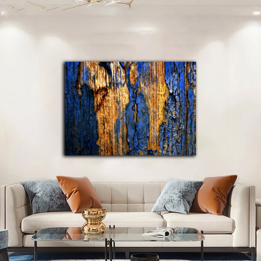 tree crack abstract canvas painting, wood look canvas painting, tree painting, cracks abstract canvas painting, wood pattern image painting