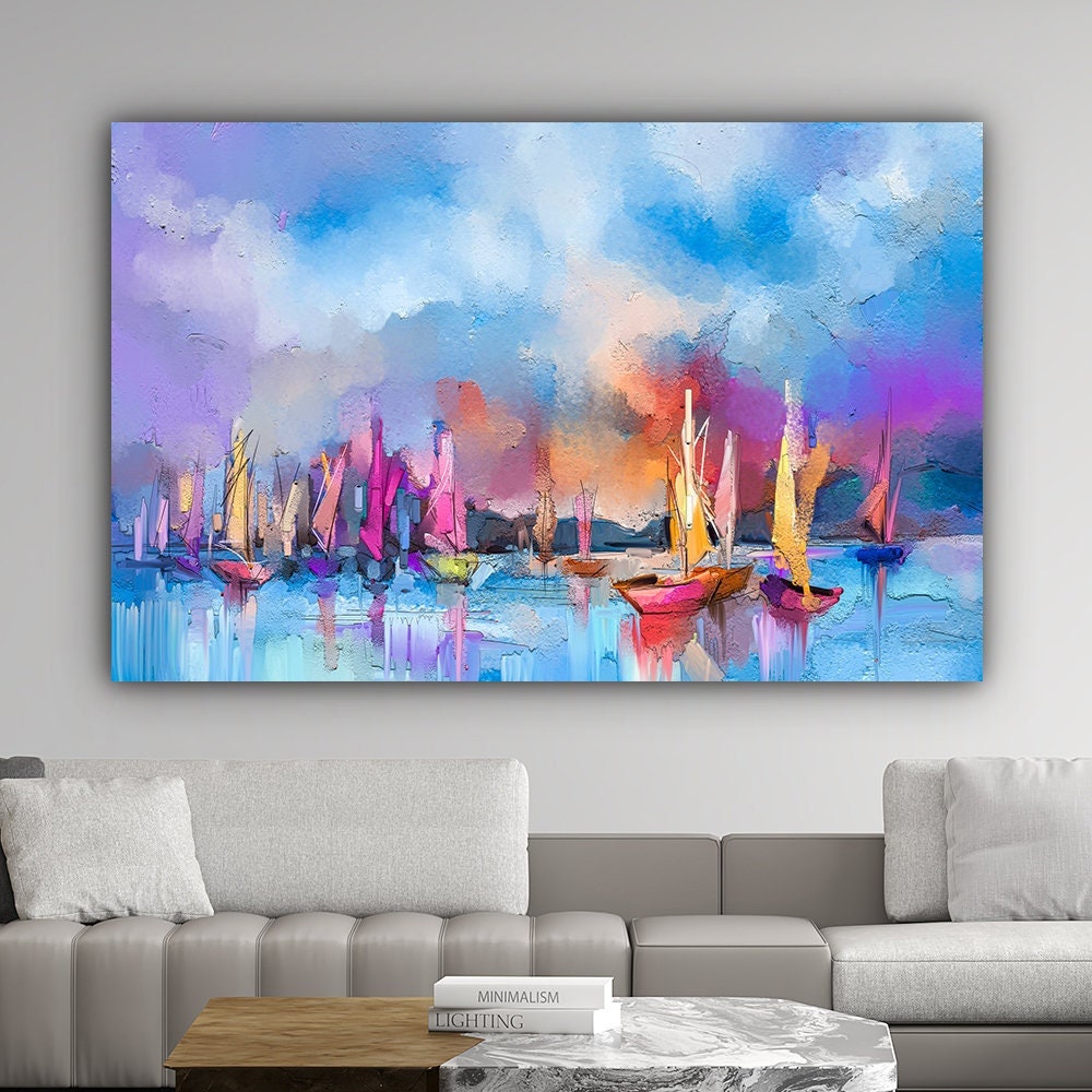 ship canvas painting, pirate ship painting, sailing painting, boating ship painting, rowing boat painting, ships canvas painting, Fine Art