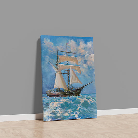 ship canvas painting, pirate ship painting, sailing painting, boating ship painting, rowing boat painting, ships canvas painting, Gift Ideas