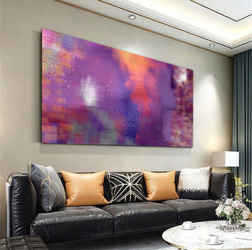 Abstract canvas painting, intangible canvas print,  discrete wall decor,  notional canvas art, transcendental poster canvas