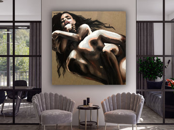 Lovemaking couples wall decor,sensual lovers,romantic couples wall ar,nude couple lovers,bedroom wall art,canvas design