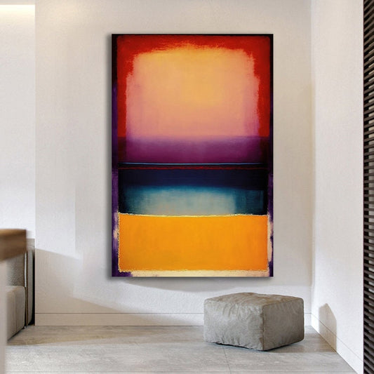 Mark Rothko, Mix of Colors Canvas, Wall Art Canvas Design, Ready To Hang Decoration