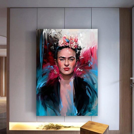 Frida Kahlo, Frida Kahlo Wall Art, woman Canvas, Frida Kahlo Canvas, Frida Poster, Woman Wall Art,