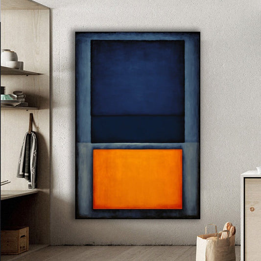 Rothko Reproduction, rothko canvas,orange  Abstract Canvas Wall Art, mark rothko canvas wall art